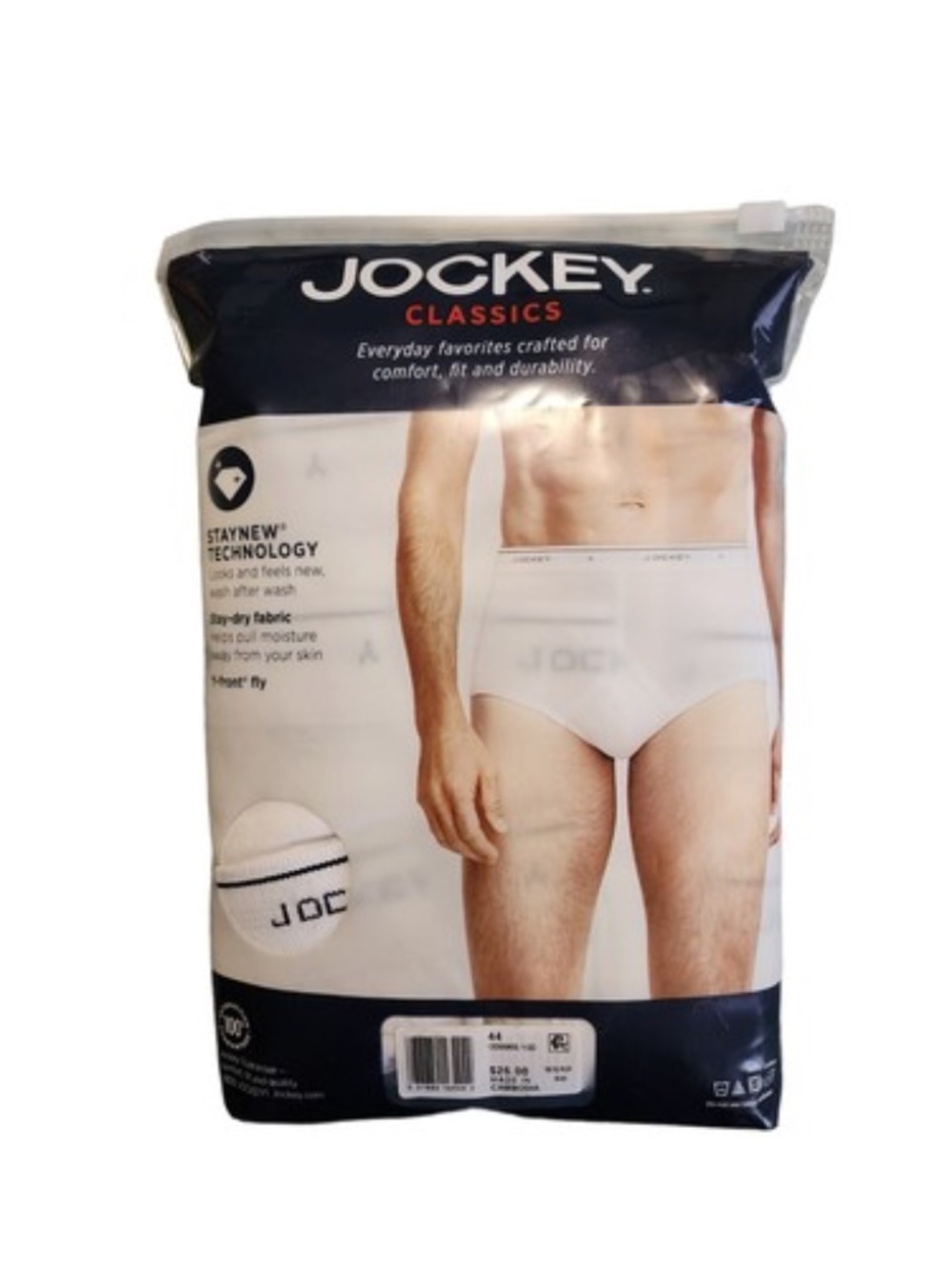 Men's Jockey Classics Briefs - 3 Pack Low-Rise Briefs